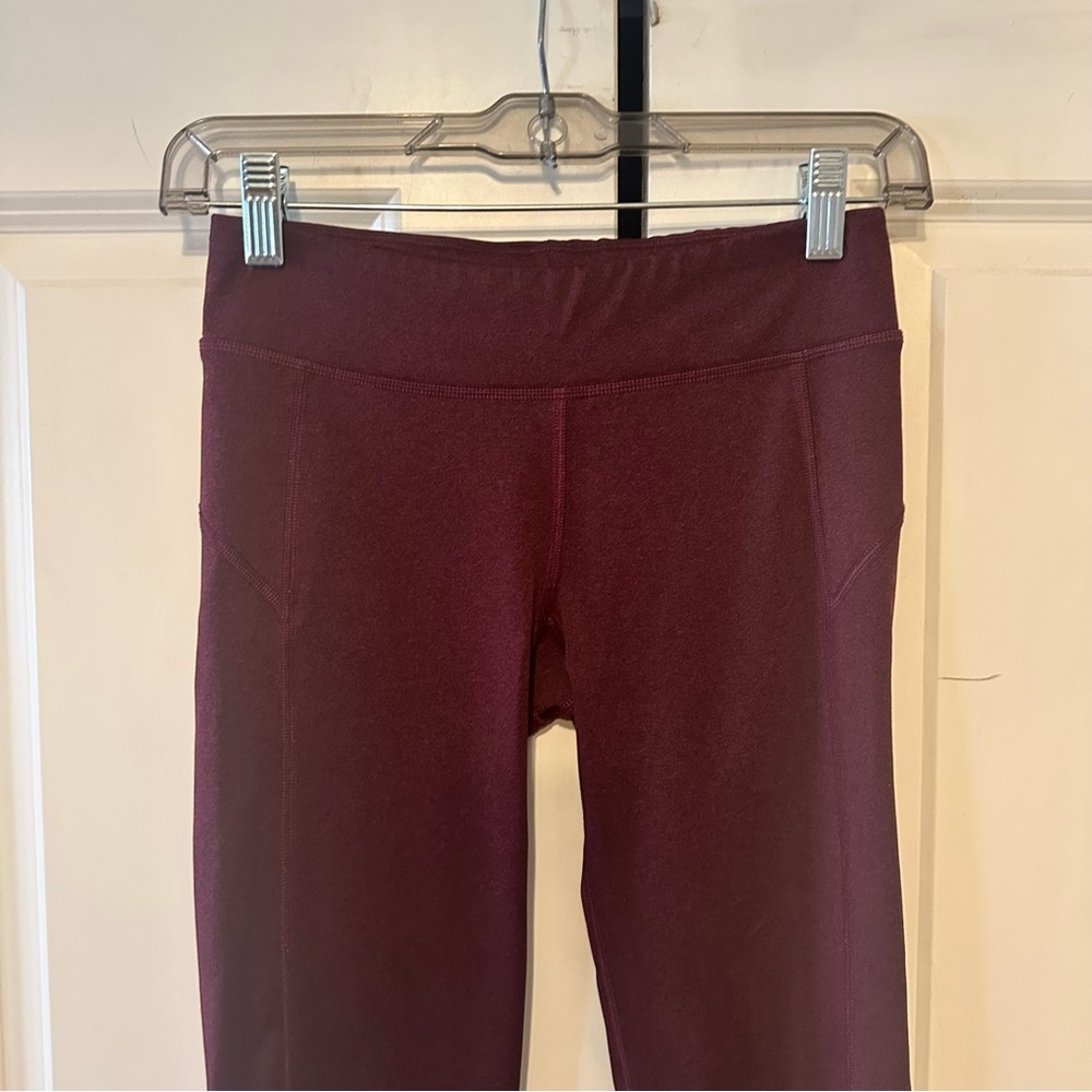 LLD maroon leggings size small!